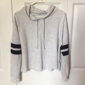 Grey long sleeve with hood